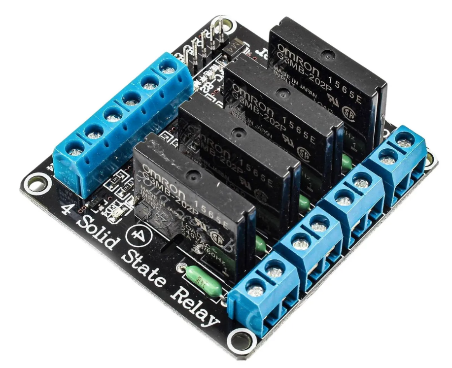 4-channel Omron G3MB-202P SSR module
