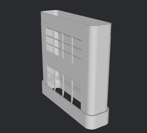 Two-level chimney render