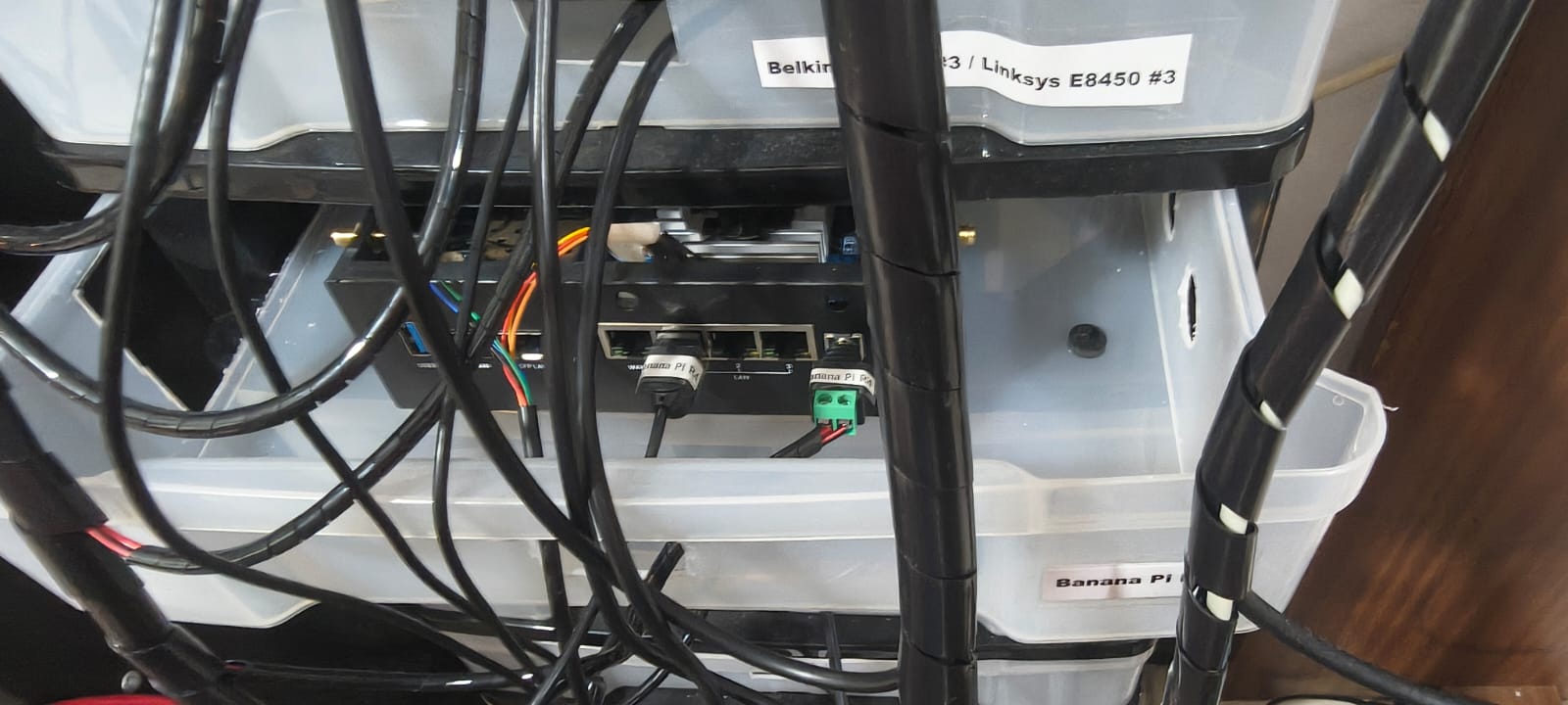 Banana Pi BPI-R4 in the rack