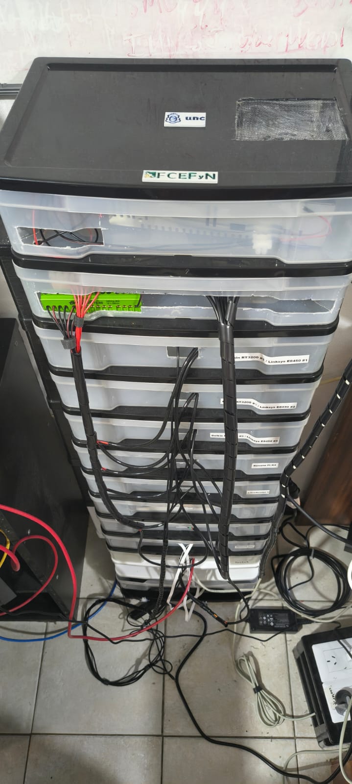 Final tower rack alternate front view